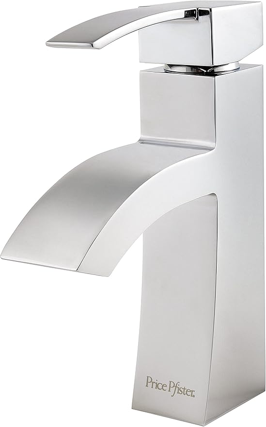 Pfister Bernini Bathroom Sink Faucet, Single Control, 1-Handle, Single Hole, Polished Chrome Finish