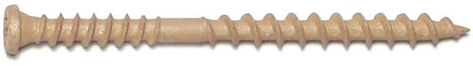 Midwest Fasteners #10 X 2-1/2" Composite Tan Deck Screws 1LB