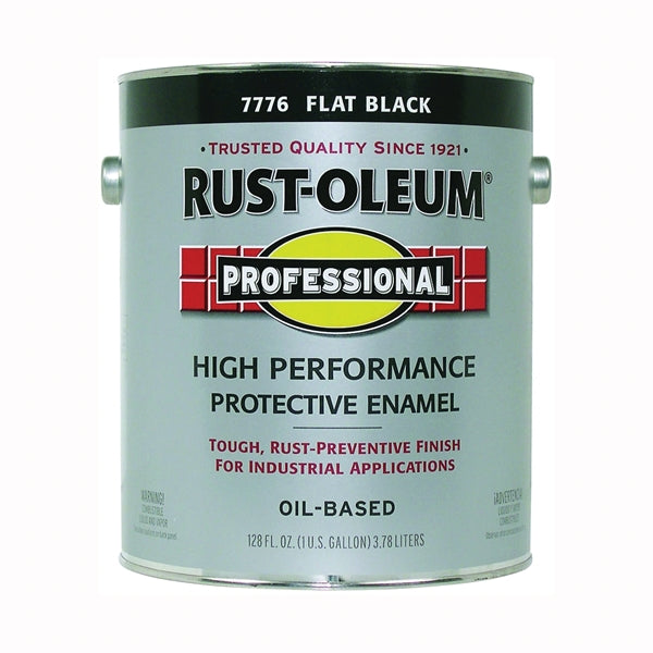 Rustoleum Flat Black Enamel Paint 1 Gallon