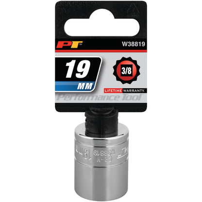 Performance Tool 3/8" Drive Socket 12 Point Metric