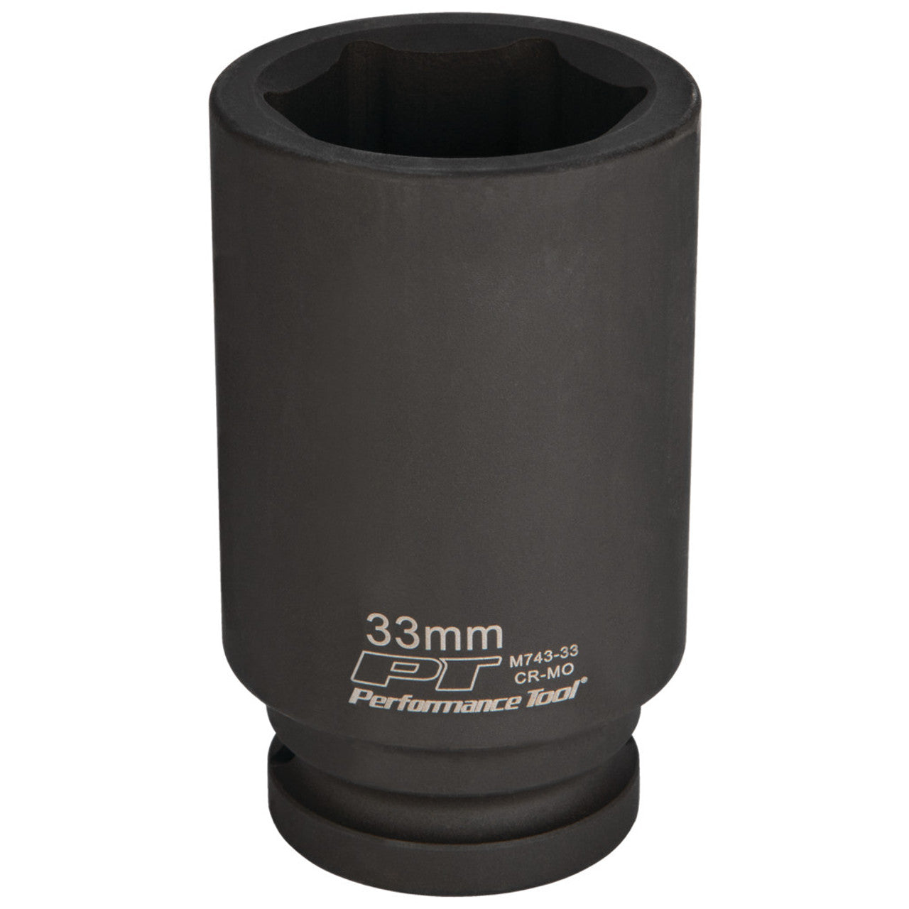 Performance Tool Deep Well Impact Socket 3/4" Drive 6 Point Metric