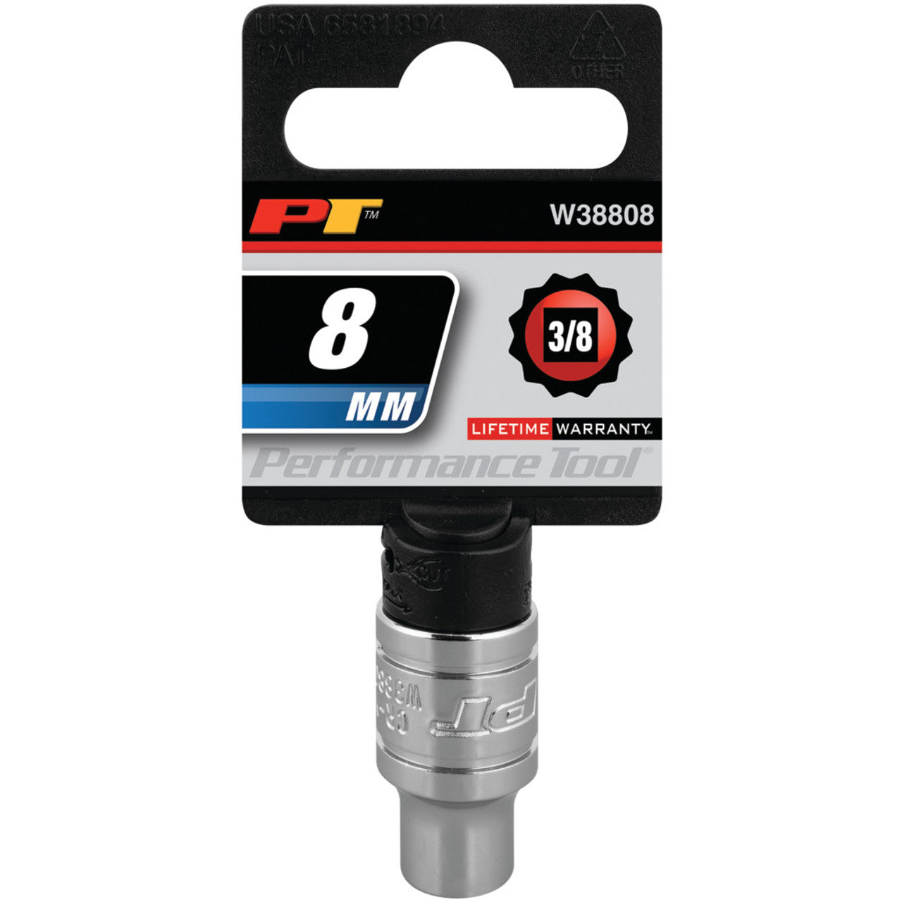 Performance Tool 3/8" Drive Socket 12 Point Metric