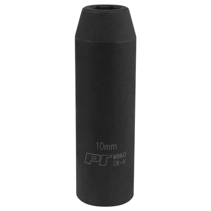 Performance Tool Deep Well Impact Socket 1/2" Drive 6 Point Metric