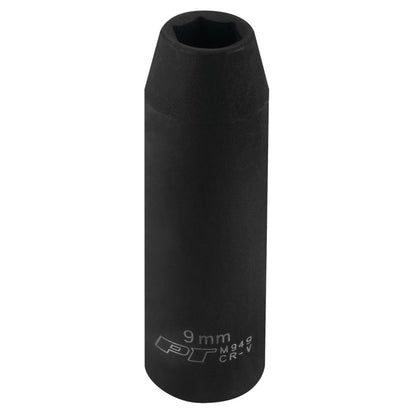 Performance Tool Deep Well Impact Socket 3/8" Drive 6 Point Metric