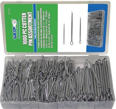 Grip Cotter Pin Assortment 1000 Piece