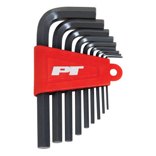 Performance Tool Hex Key Wrench Set Metric 9 Piece