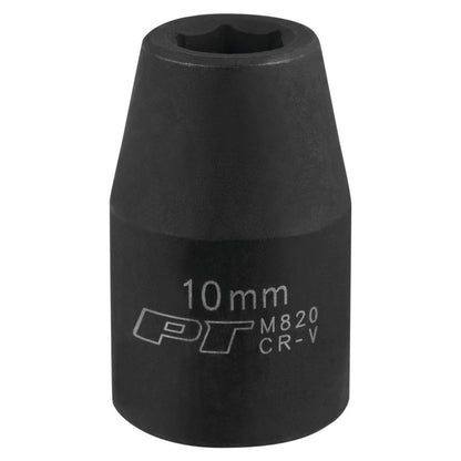 Performance Tool Impact Socket 1/2" Drive 6 Point Metric