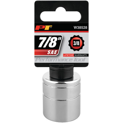 Performance Tool 3/8" Drive Socket 12 Point SAE