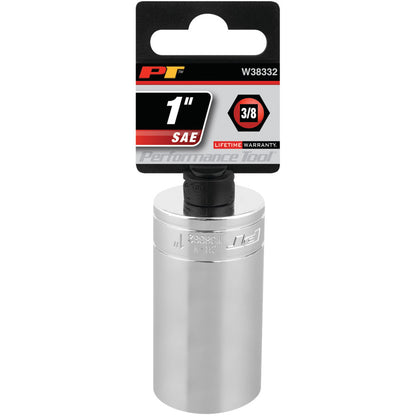 Performance Tool Deep Well 3/8" Drive Socket 6 Point SAE