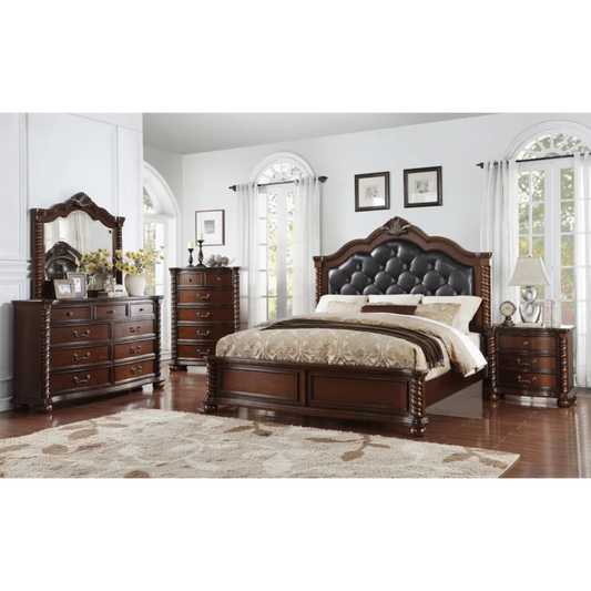 Montarosa Queen 5 Piece Bedroom Furniture + Extra Nightstand