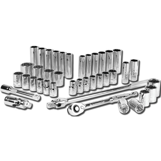 Performance Tool 1/2" Drive Mechanic's Socket Set