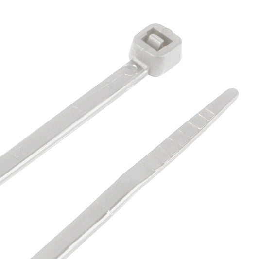 Performance Tool 8" White Cable Ties 100 Piece