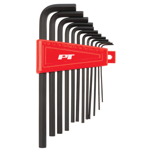 Performance Tool Long Hex Key Wrench Set SAE 12 Piece