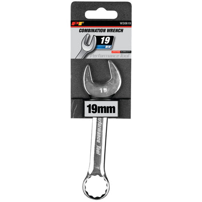 Performance Tool Stubby Combination Wrench Metric