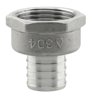 Plumbeeze Stainless 3/4" X 1/2" FPT Pex B Adapter