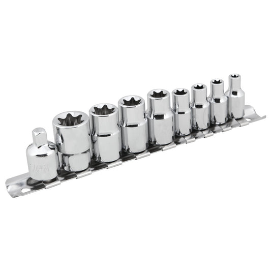 Performance Tool External Star Socket Set 9 Piece