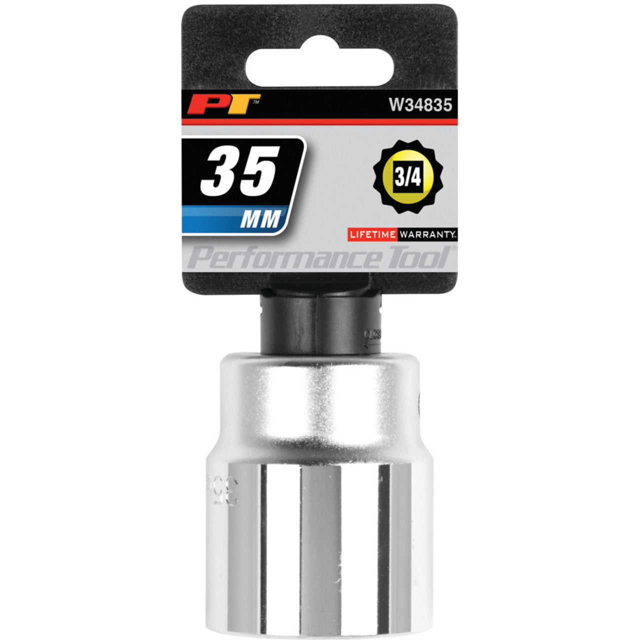 Performance Tool 3/4" Drive Socket 12 Point Metric