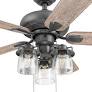 Home Crown Canyon 42-in Bronze Indoor Ceiling Fan with Light and Remote (5-Blade)