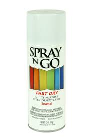 Spray N Go 51103830 Spray Paint, 12 oz, Gloss White