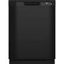 GE 24-in Front Control Built-in Dishwasher ( Black )