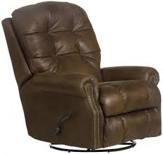 Catnapper Simpson Walnut Swivel Glider Recliner