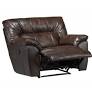 Catnapper Nolan Extra Wide Cuddler Recliner in Godiva Color