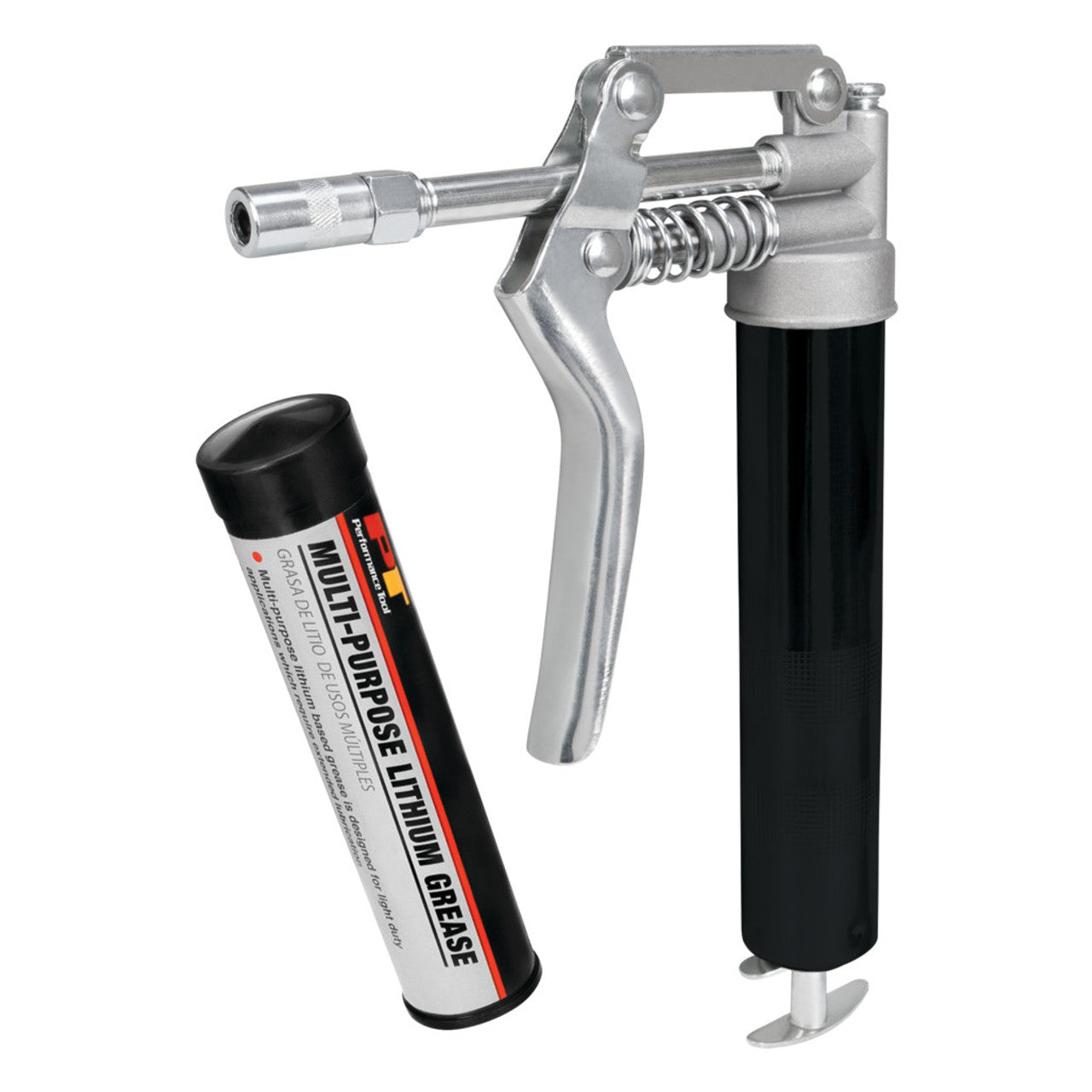 Performance Tool Mini Pistol Grip Grease Gun + Grease