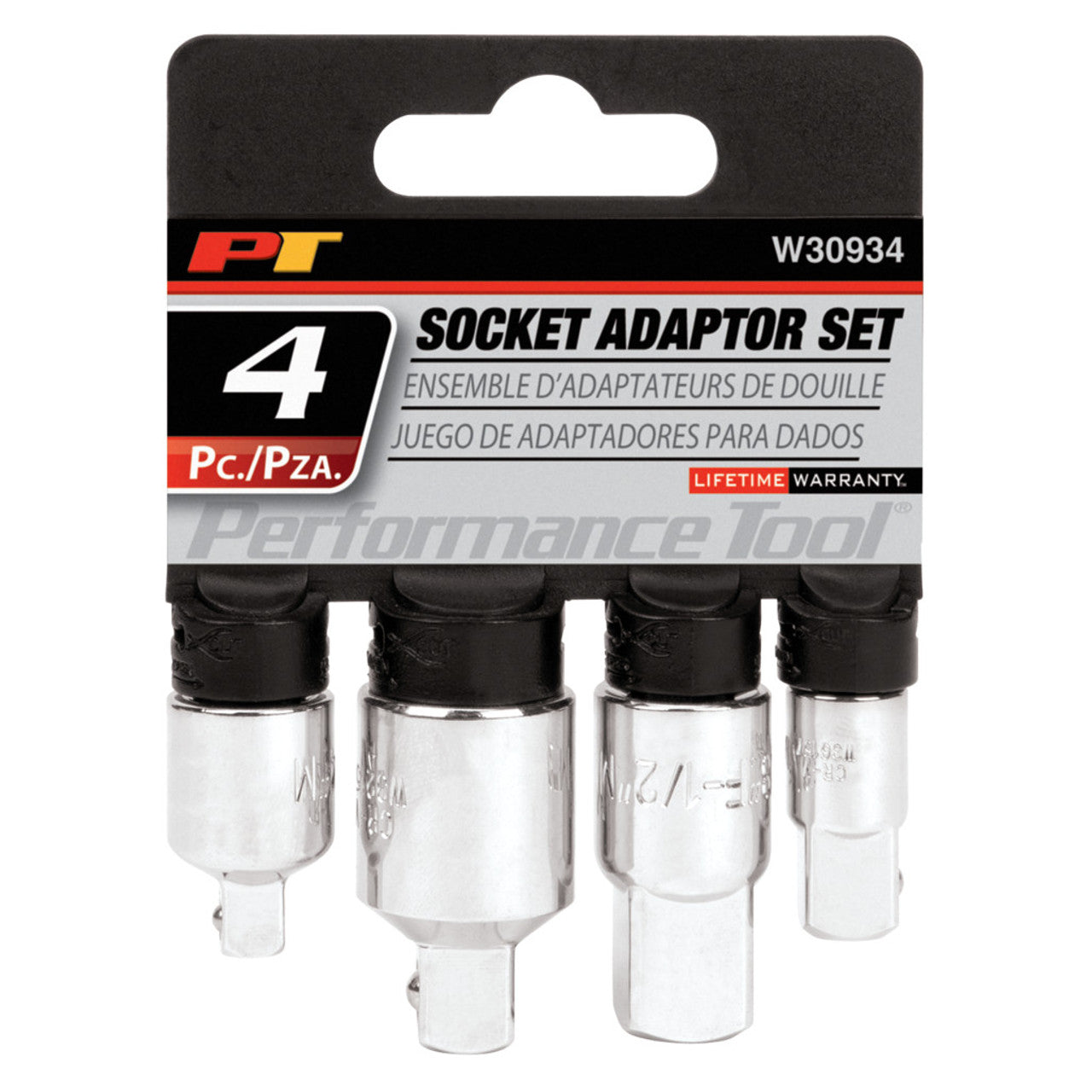 Performance Tool Socket Adapter Set 4 Piece