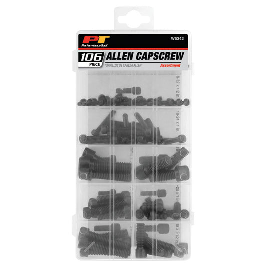 Performance Tool SAE Allen Cap Screw Assortment