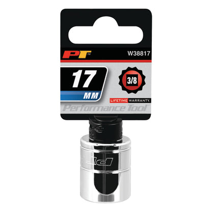 Performance Tool 3/8" Drive Socket 12 Point Metric