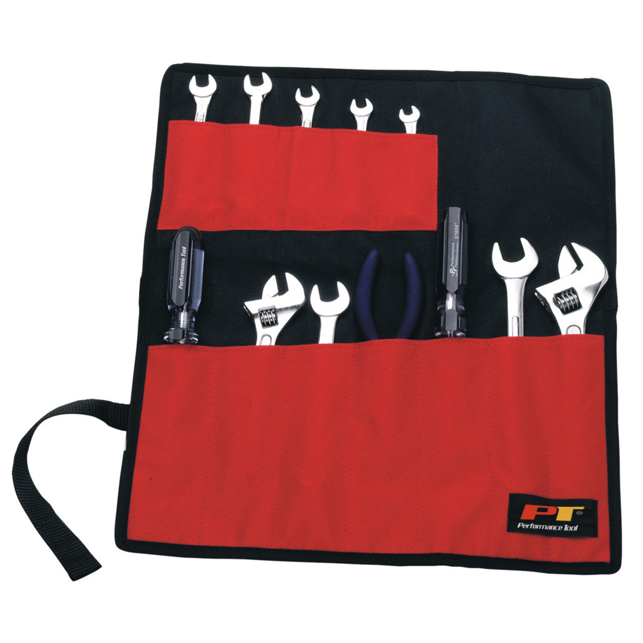 Performance Tool 12 Pocket Roll-Up Tool Pouch