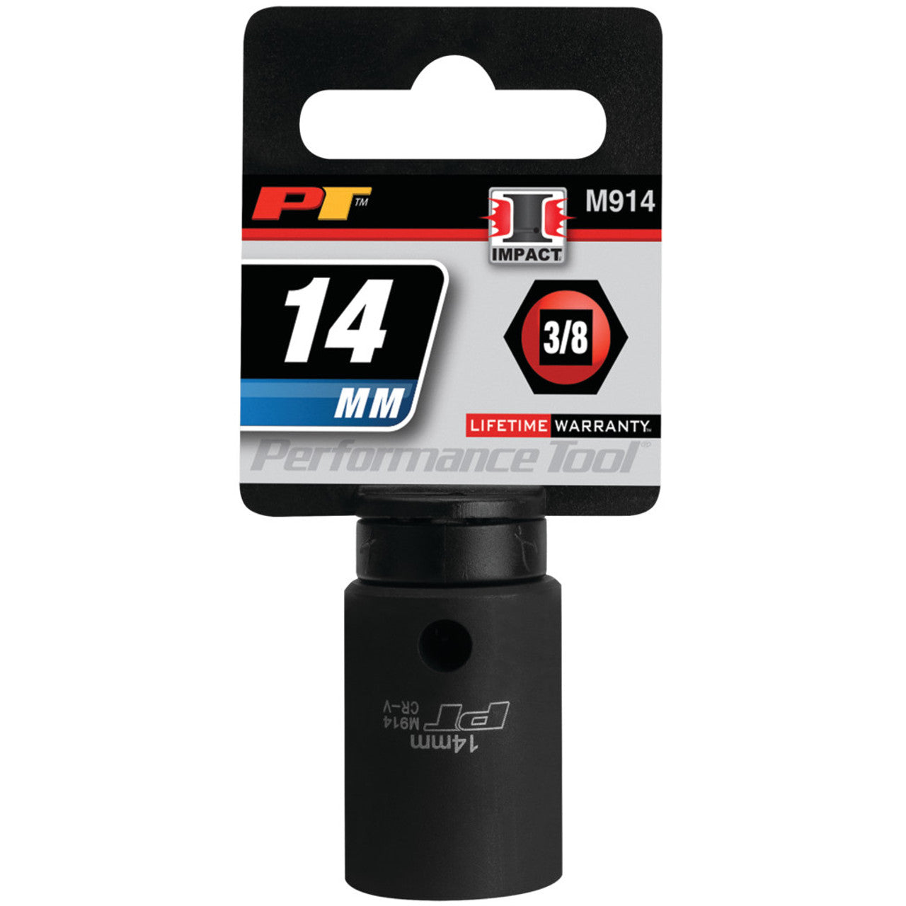 Performance Tool Impact Socket 3/8" Drive 6 Point Metric