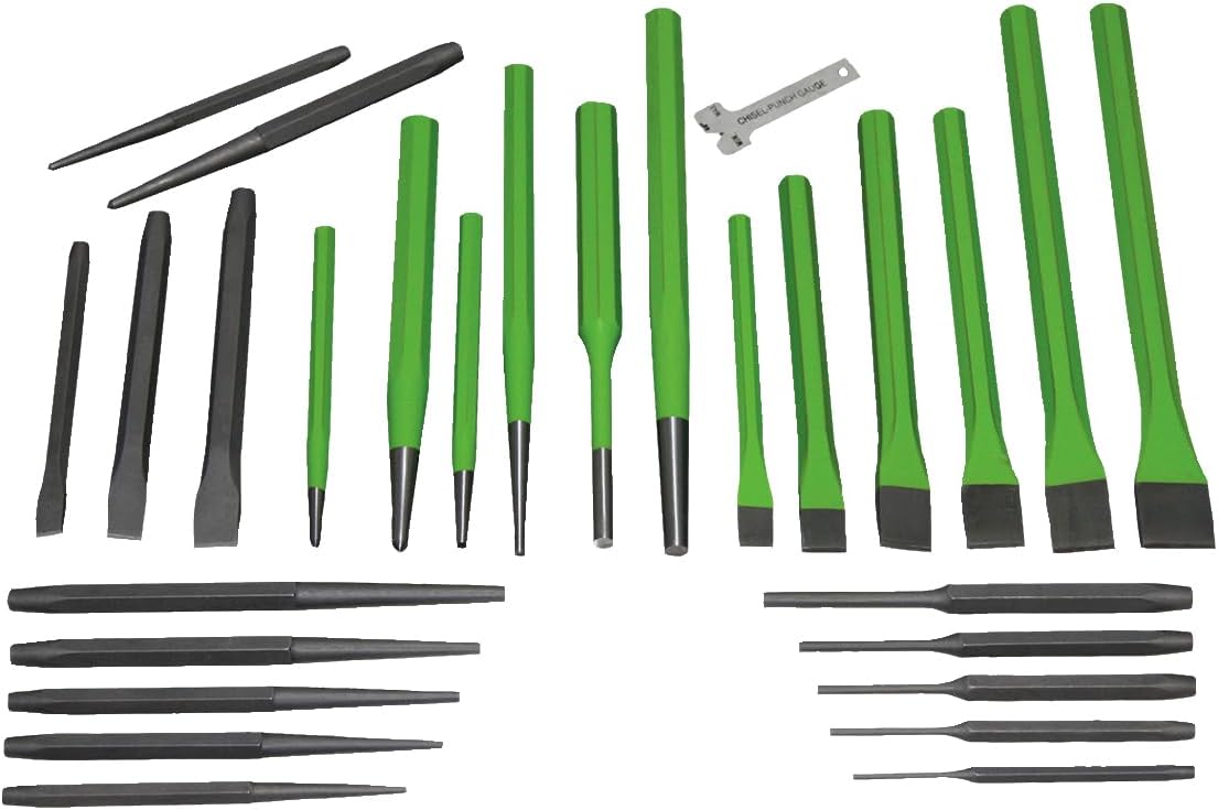 GRIP 61142 Punch and Chisel 28 Pieces HD Set