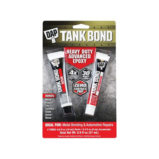 Dap Tank Bond Epoxy 18ml 2 Tubes