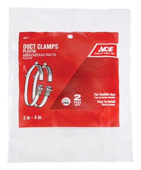 Ace 3 in. to 4 in. Plastic Duct Clamp