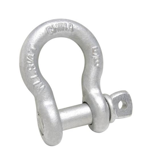 SHACKLE SCREW PIN HT GALV 3/8IN