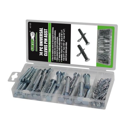 Grip Universal Clevis Pin Assortment 74 Piece