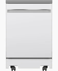 GE Portable Dishwasher 24" White