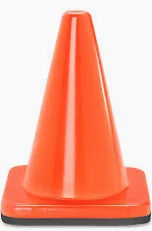 Uline Traffic Cones - 12", Orange