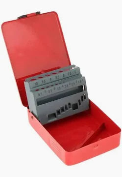 Metal Drill Bit Toolbox Red