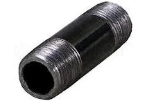 B&K Llc Mueller 1/2"x5" Black Pipe Nipple