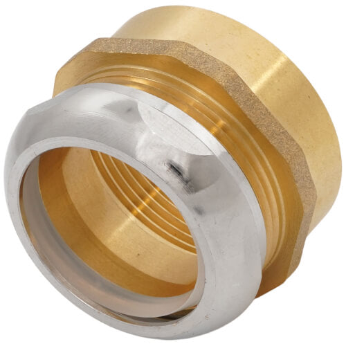 PlumbCraft 1-1/2 in. D Brass Waste Connector