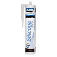 TEKBOND 10.1 Oz White Silicone Sealant