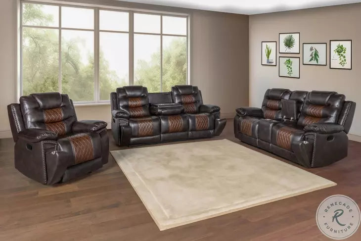 Nikko Brown Living Room Furniture