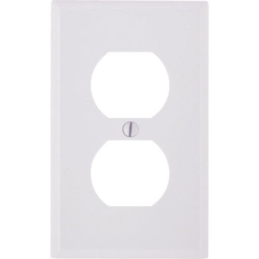 Leviton White 1 Gang Outlet Plate