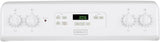 Crosley Electric Range Coil Surface 5 Cubic Feet White