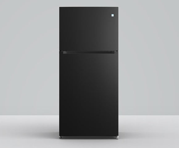Element Top Mount Refrigerator 18 Cubic Feet Black