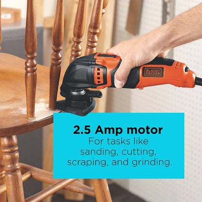 Black+Decker 2.5A Oscillating Multi-Tool