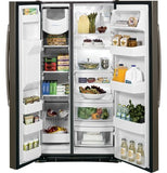 GE Side By Side Refrigerator 25.3 Cubic Feet Slate