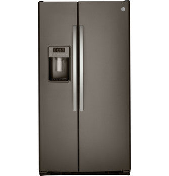 GE Side By Side Refrigerator 25.3 Cubic Feet Slate